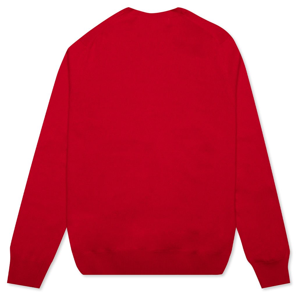 Small Heart Sweater - Red