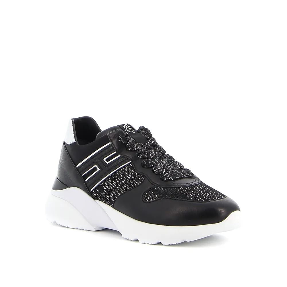 Sneakers H261 in pelle nera