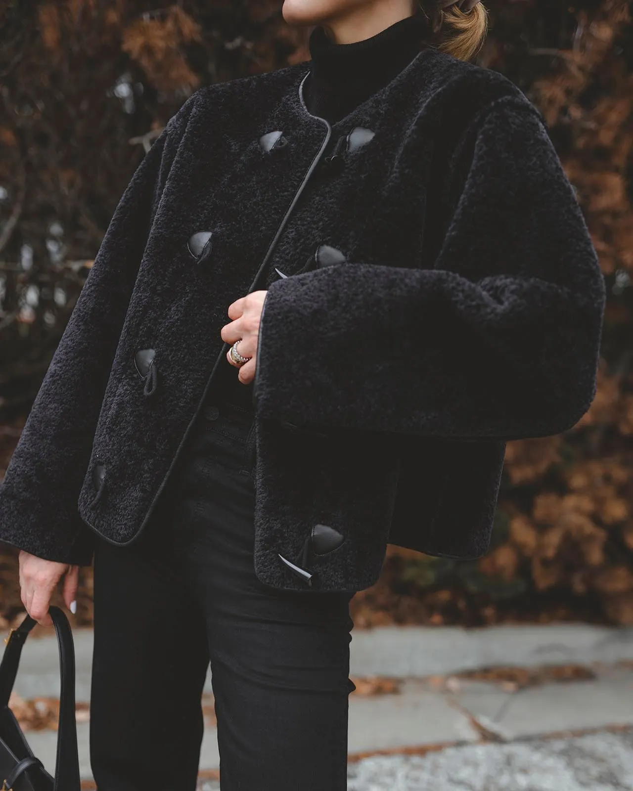 Splendid x Cella Jane Reversible Sherpa Coat