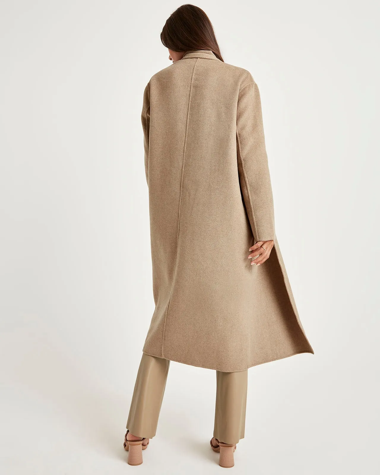 Splendid x Cella Jane Waist-Tie Wool Coat