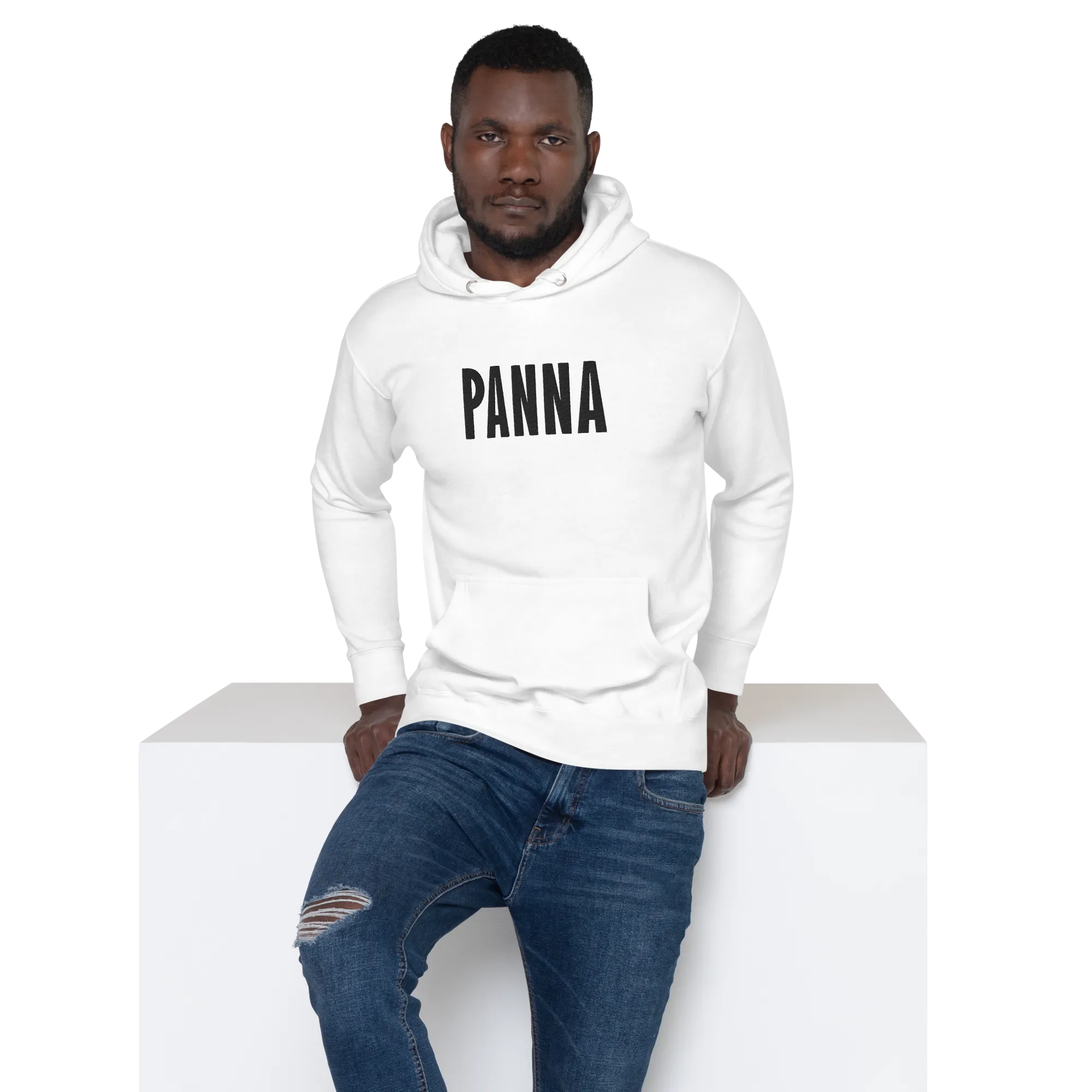 Sqdltd Panna Embroidered Unisex Hoodie BLG