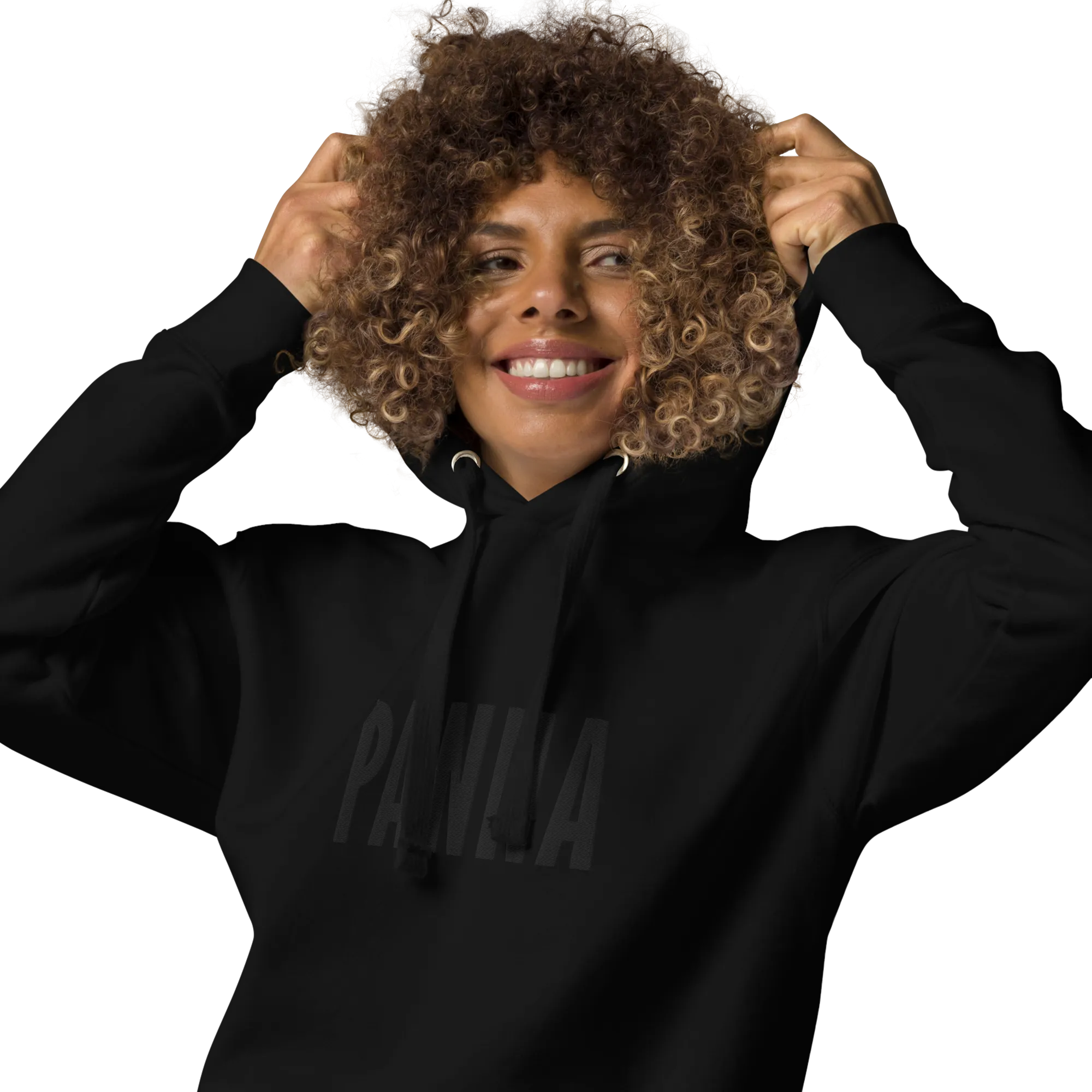 Sqdltd Panna Embroidered Unisex Hoodie BLG