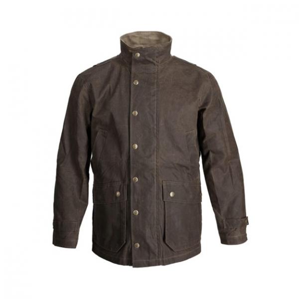 TENSAW WAXED LIGHT FIELD JACKET - RYE BROWN