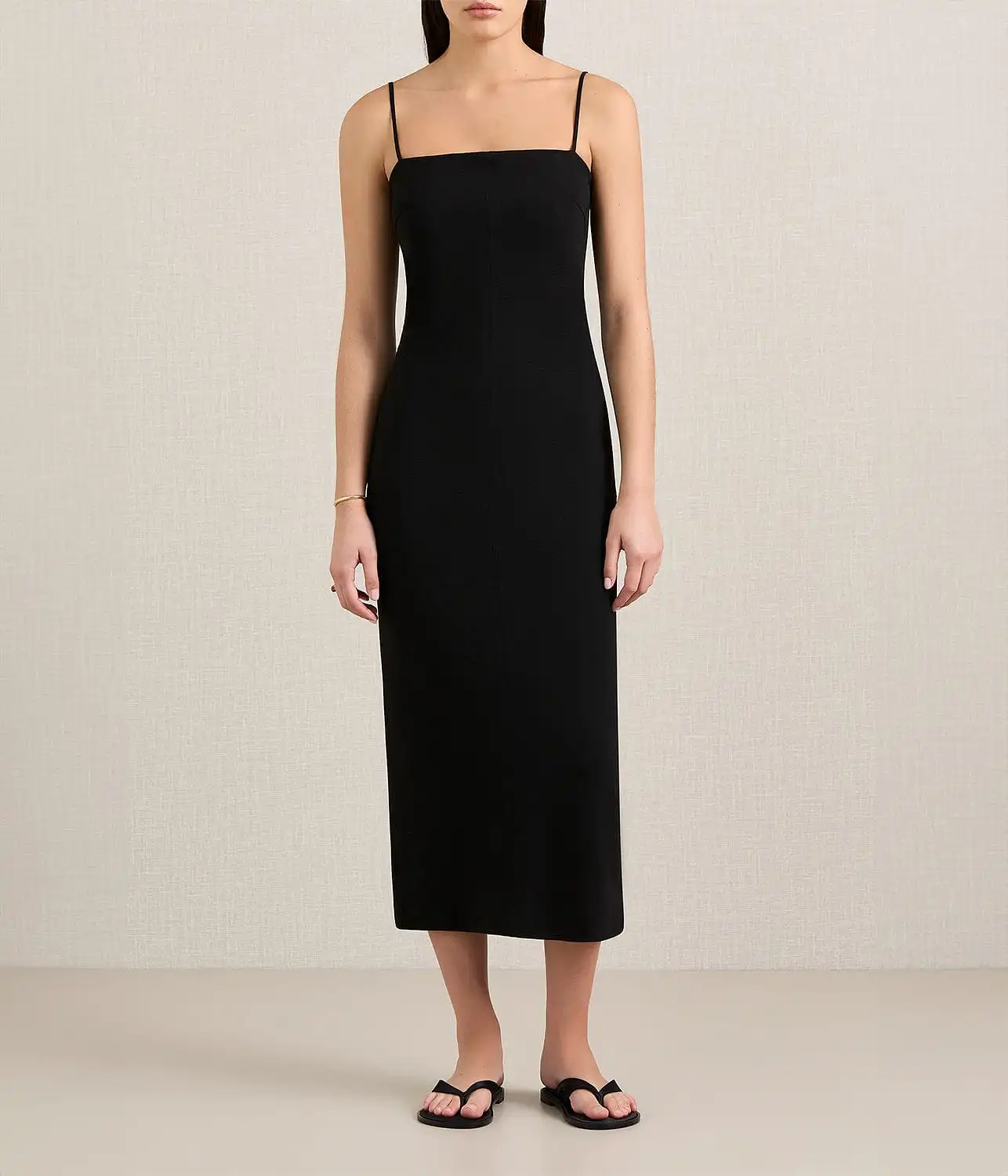 THE POET DRESS- BLACK