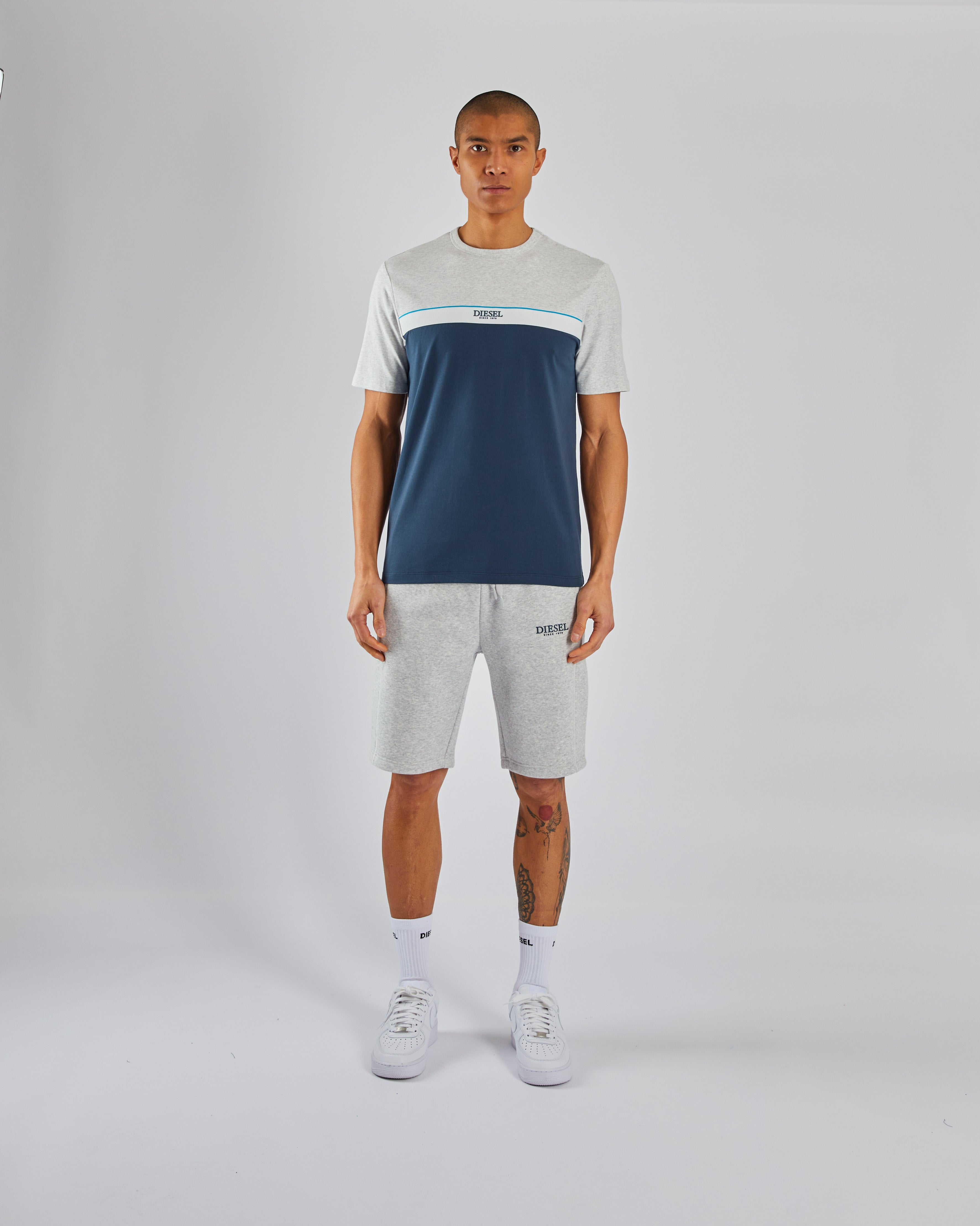 Tiago Short Grey Marl