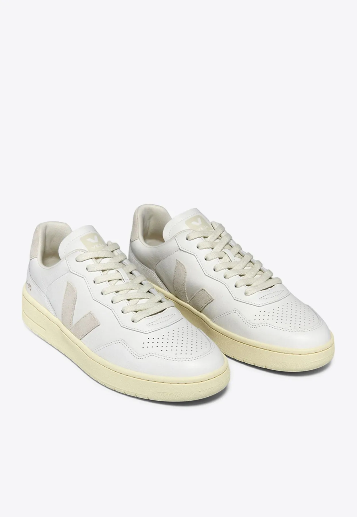 V-90 Leather Low-Top Sneakers