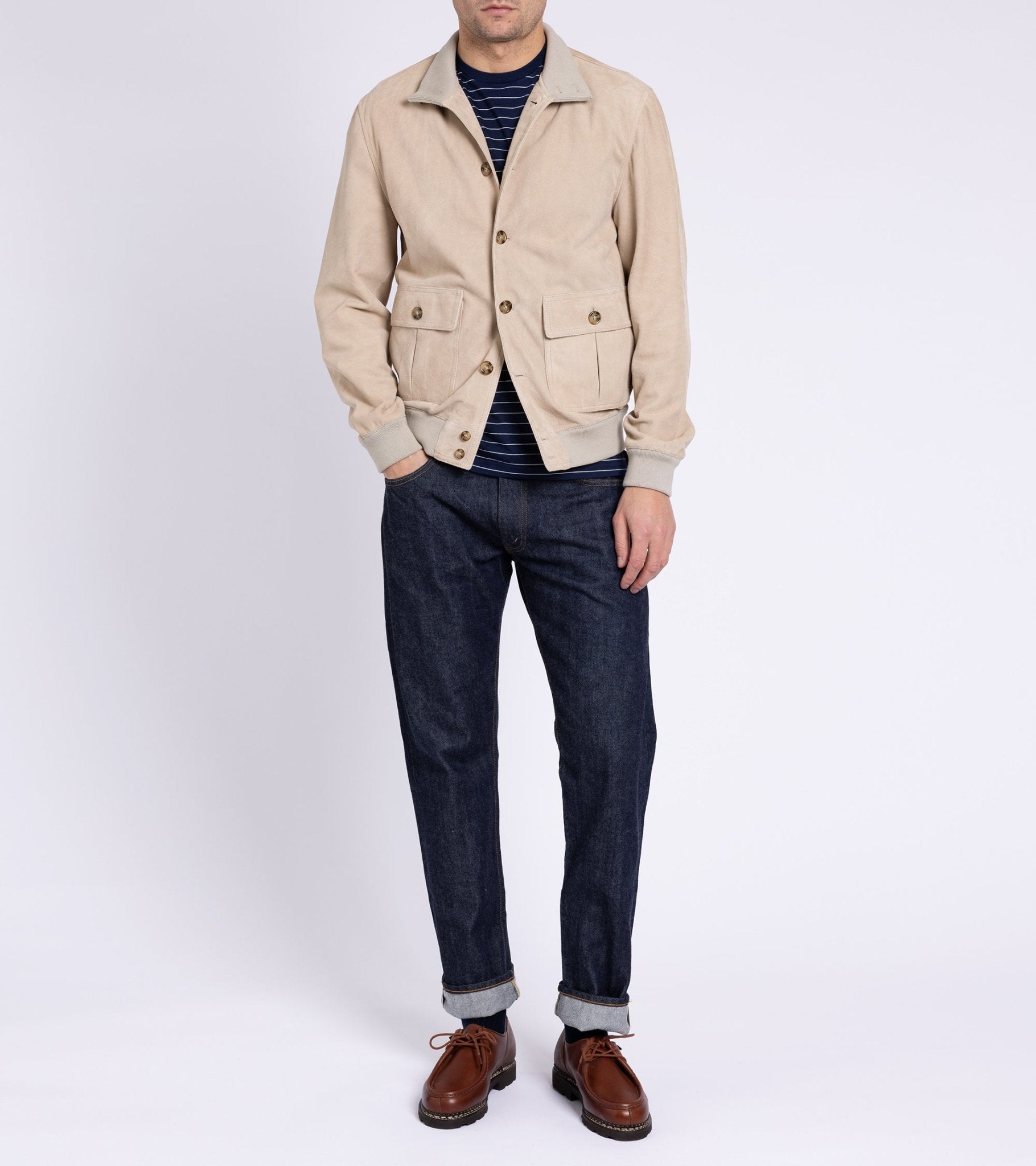 Valstar Unlined Suede Valstarino Jacket: Canvas