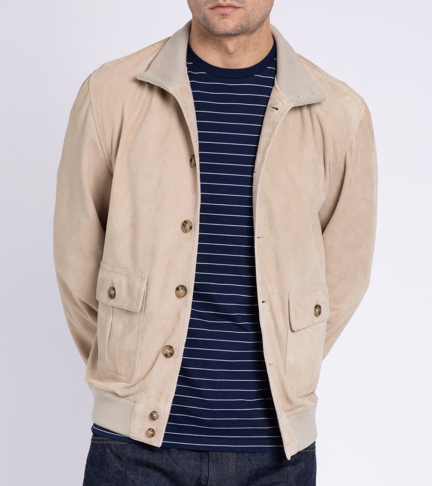 Valstar Unlined Suede Valstarino Jacket: Canvas