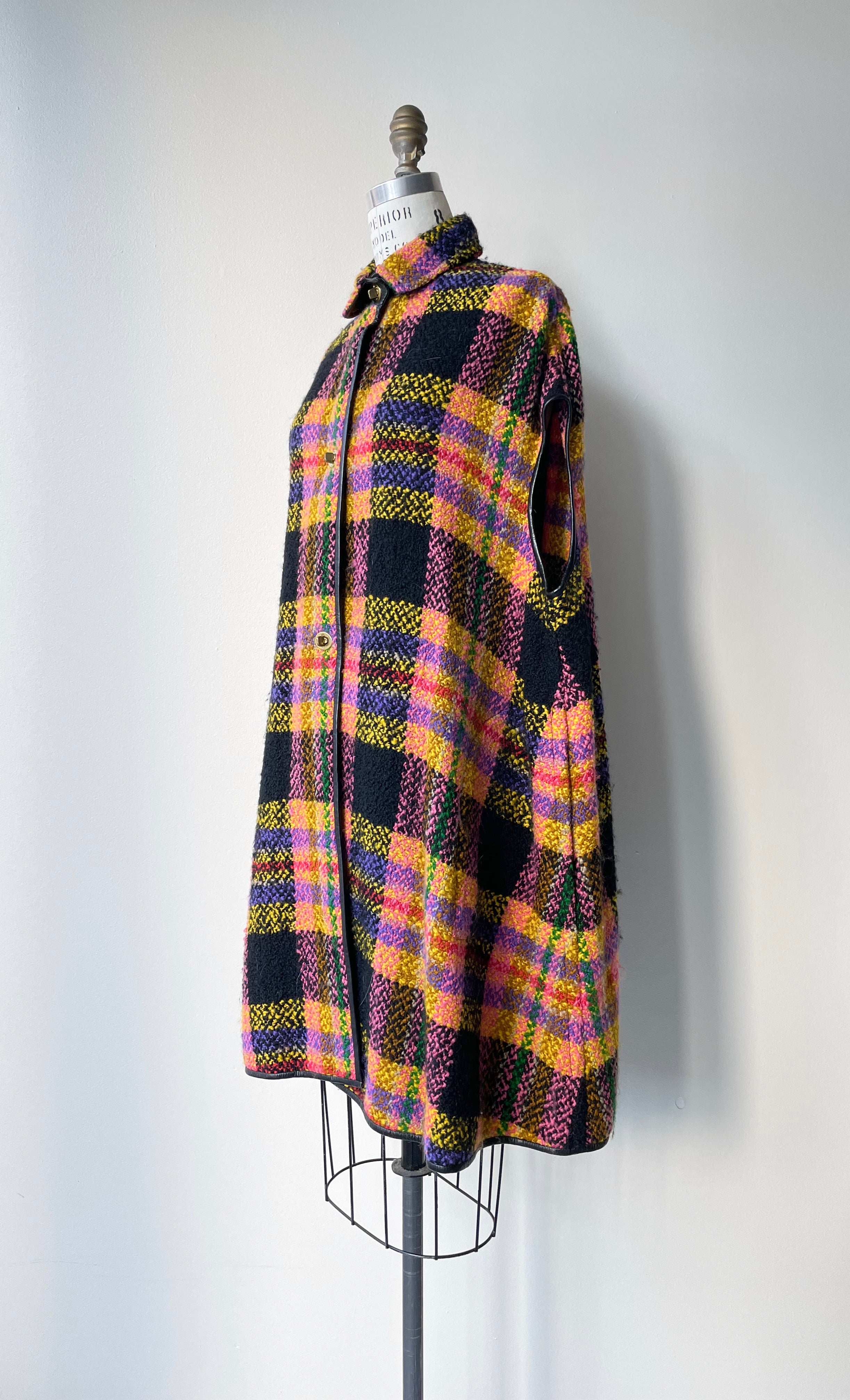 Vintage Bonnie Cashin Cape Coat