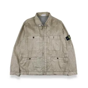 Vintage Stone Island Lino Flax Jacket (XL)