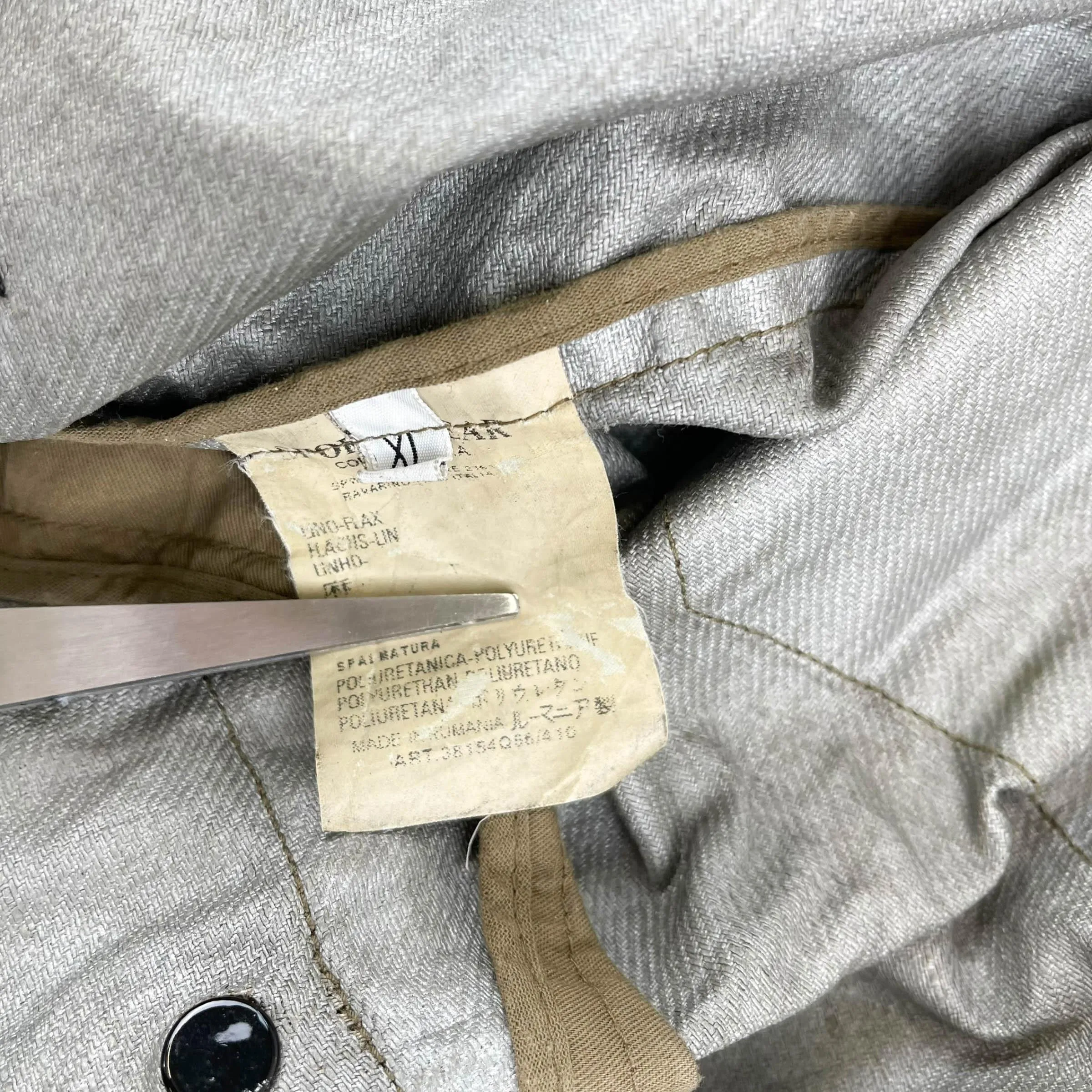 Vintage Stone Island Lino Flax Jacket (XL)