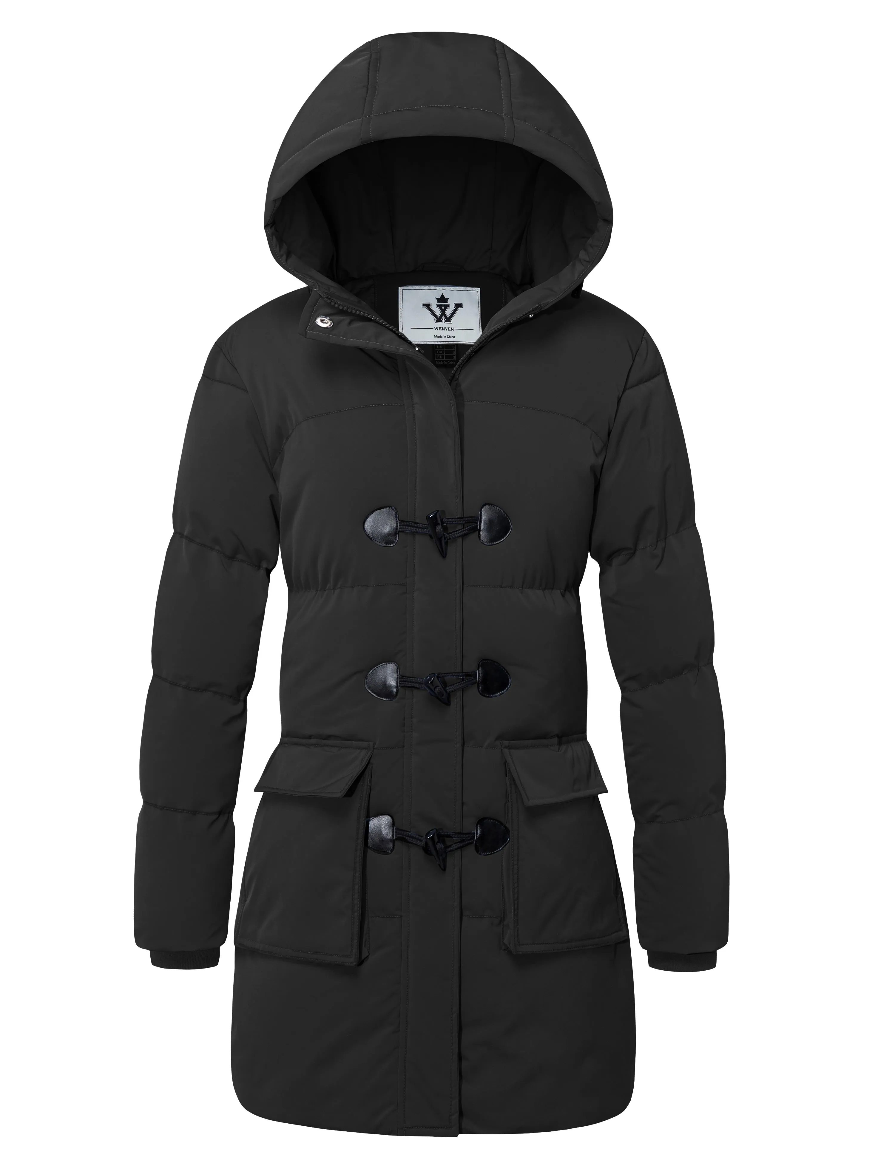 Women's Winter Hooded Long Coat Waterproof Warm Thick Puffer Jacket