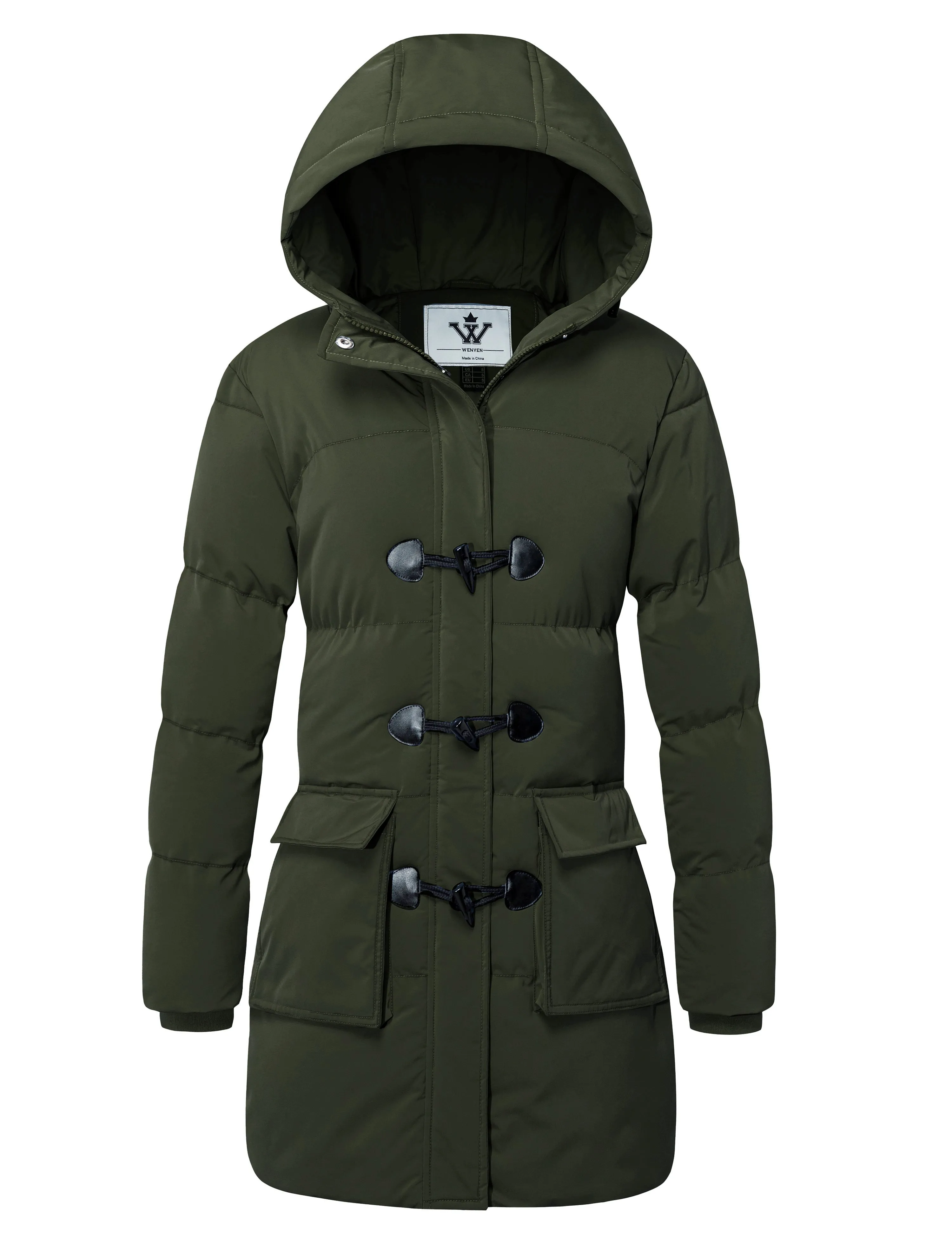 Women's Winter Hooded Long Coat Waterproof Warm Thick Puffer Jacket