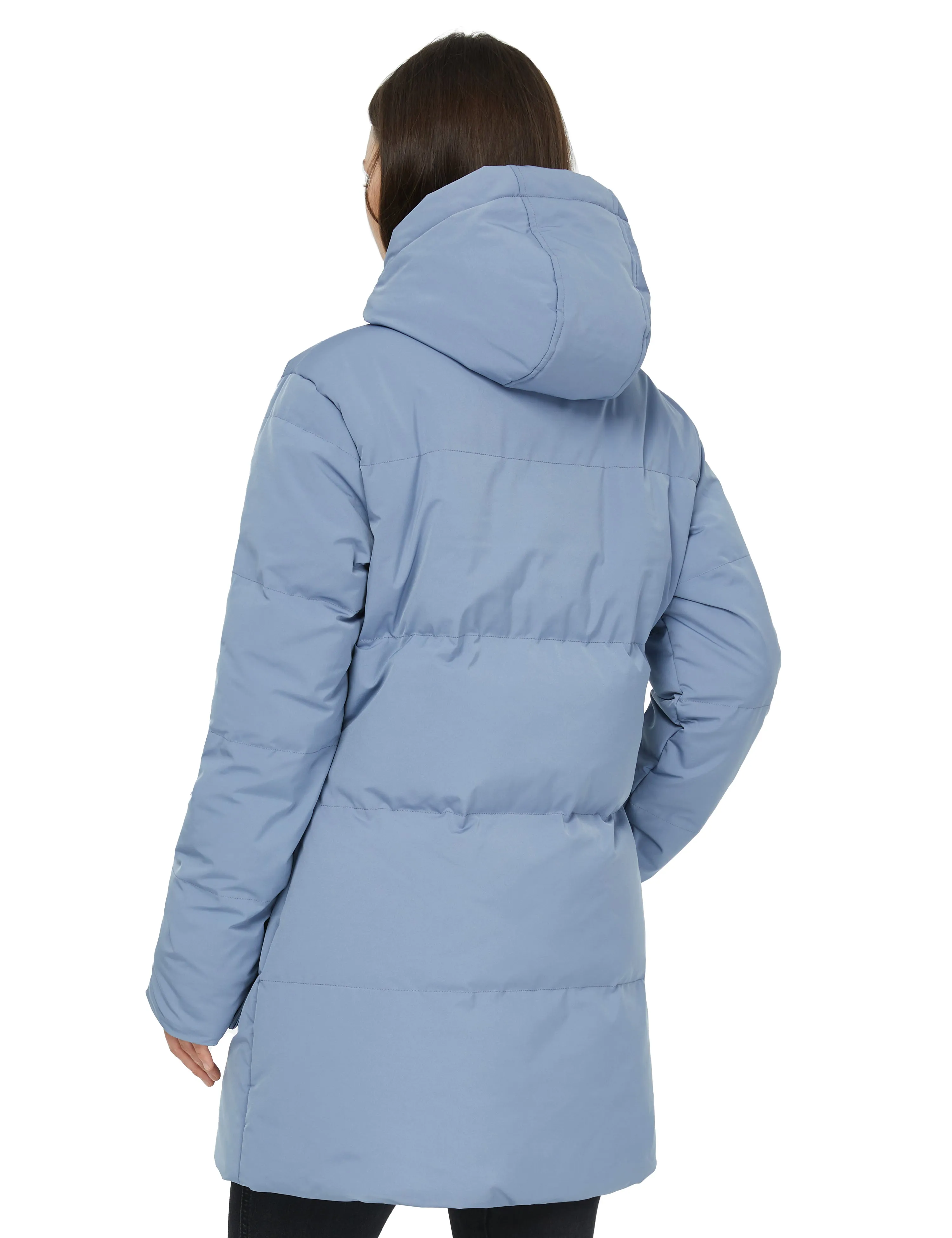 Women's Winter Hooded Long Coat Waterproof Warm Thick Puffer Jacket