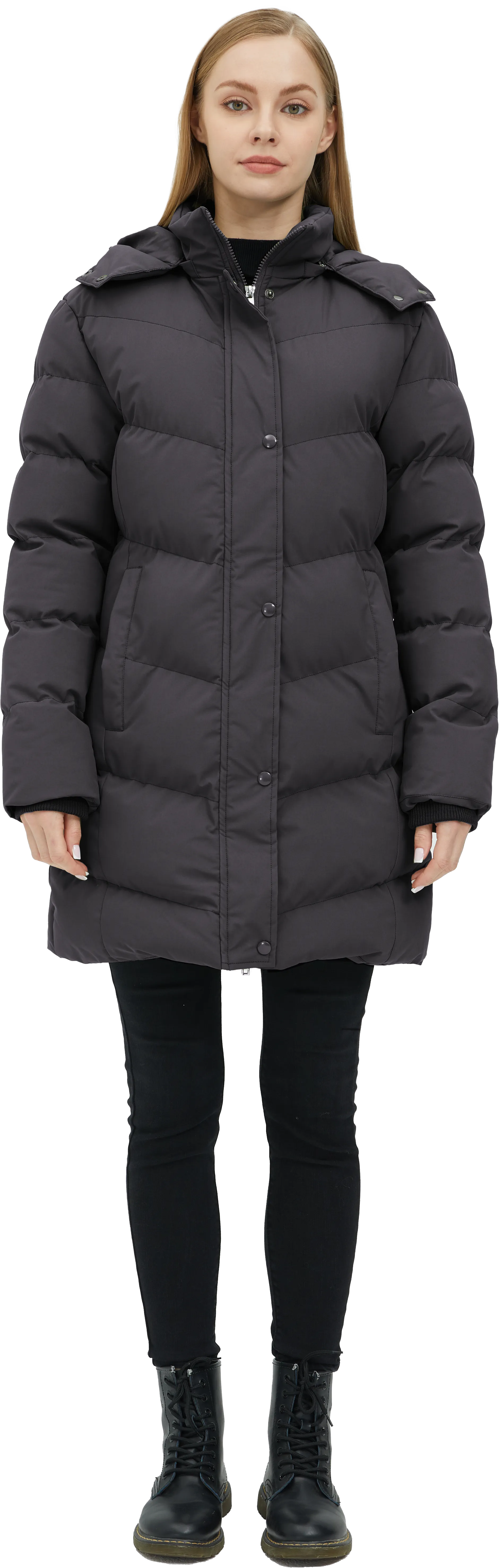 Women's Winter Jacket Winter Puffer Coat Warm Waterproof Jacket with Hood