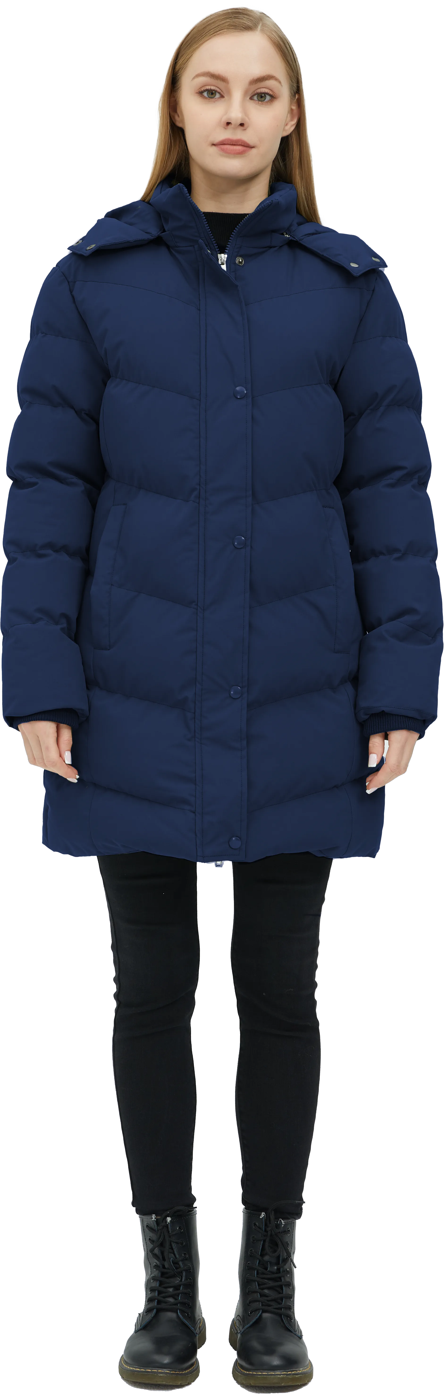 Women's Winter Jacket Winter Puffer Coat Warm Waterproof Jacket with Hood