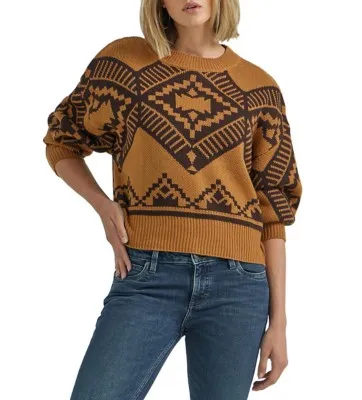 Women's Wrangler Aztec Pullover Sweater