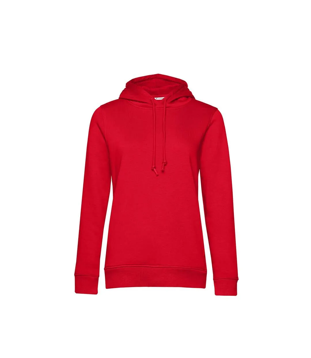 Womens/ladies organic hoodie burgundy B&C