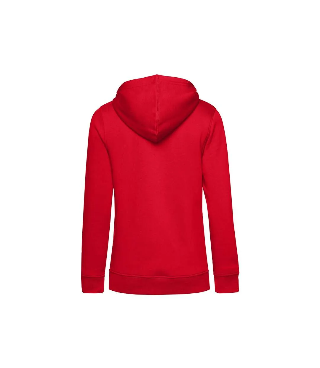 Womens/ladies organic hoodie burgundy B&C