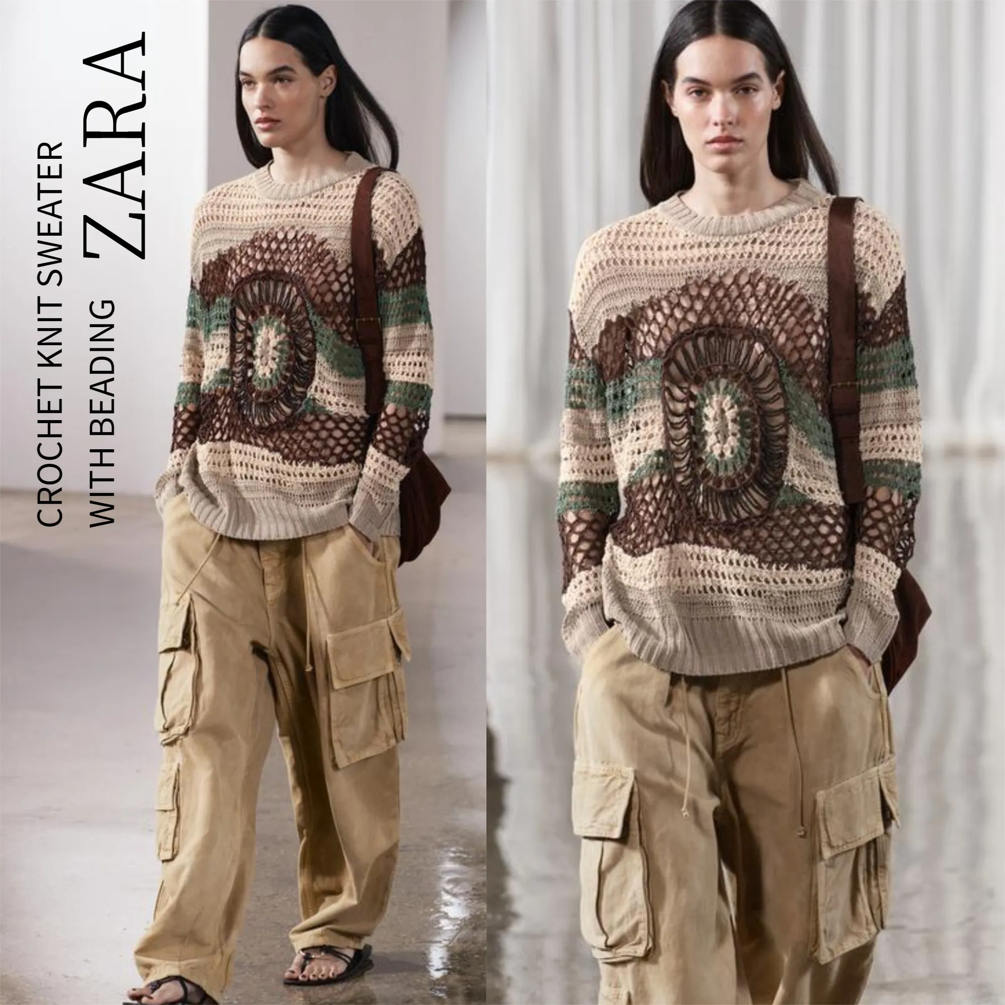 ZARA  |V-neck & Crew neck