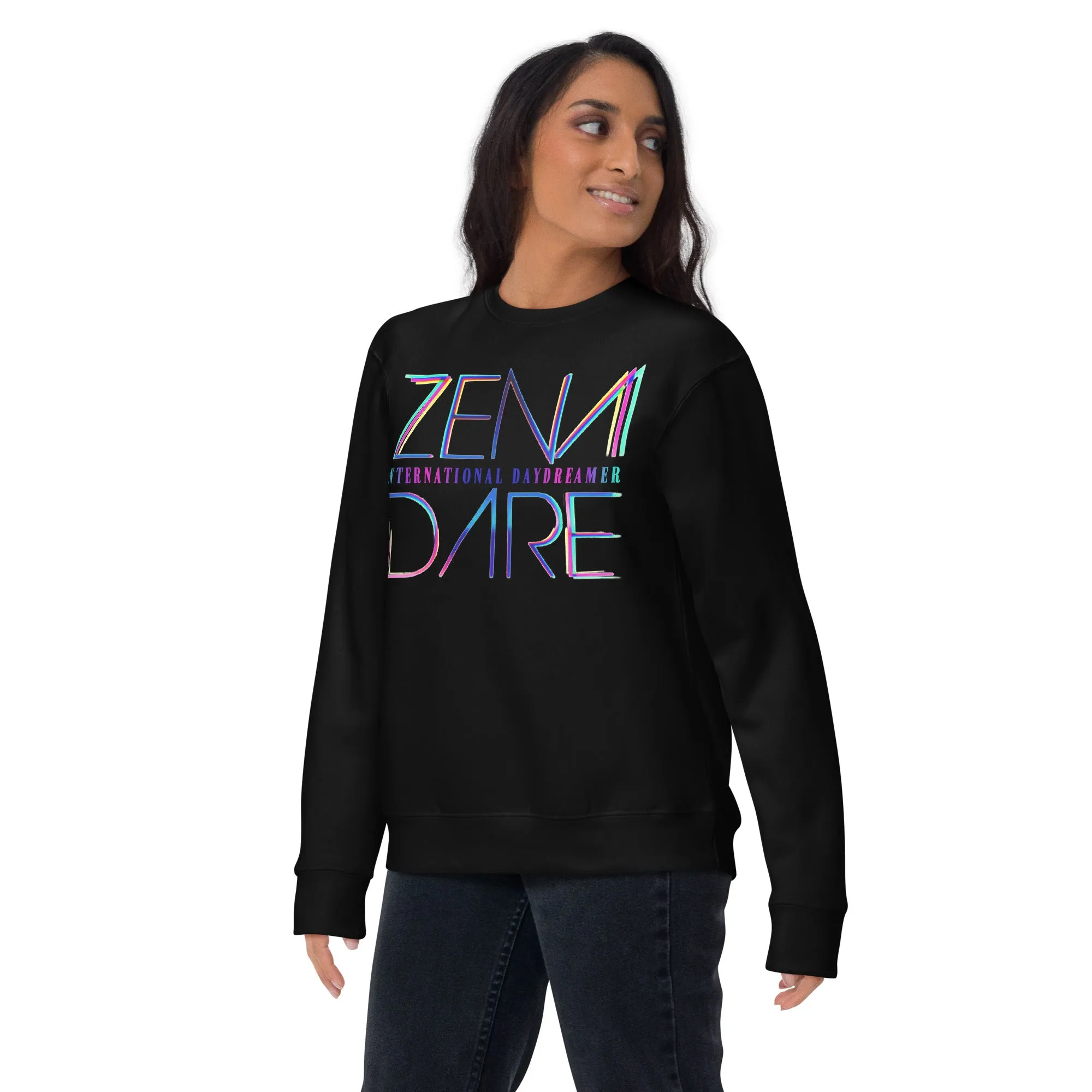 ZENADARE 'INTERNATIONAL DAYDREAMER' (Unisex Premium Sweatshirt)